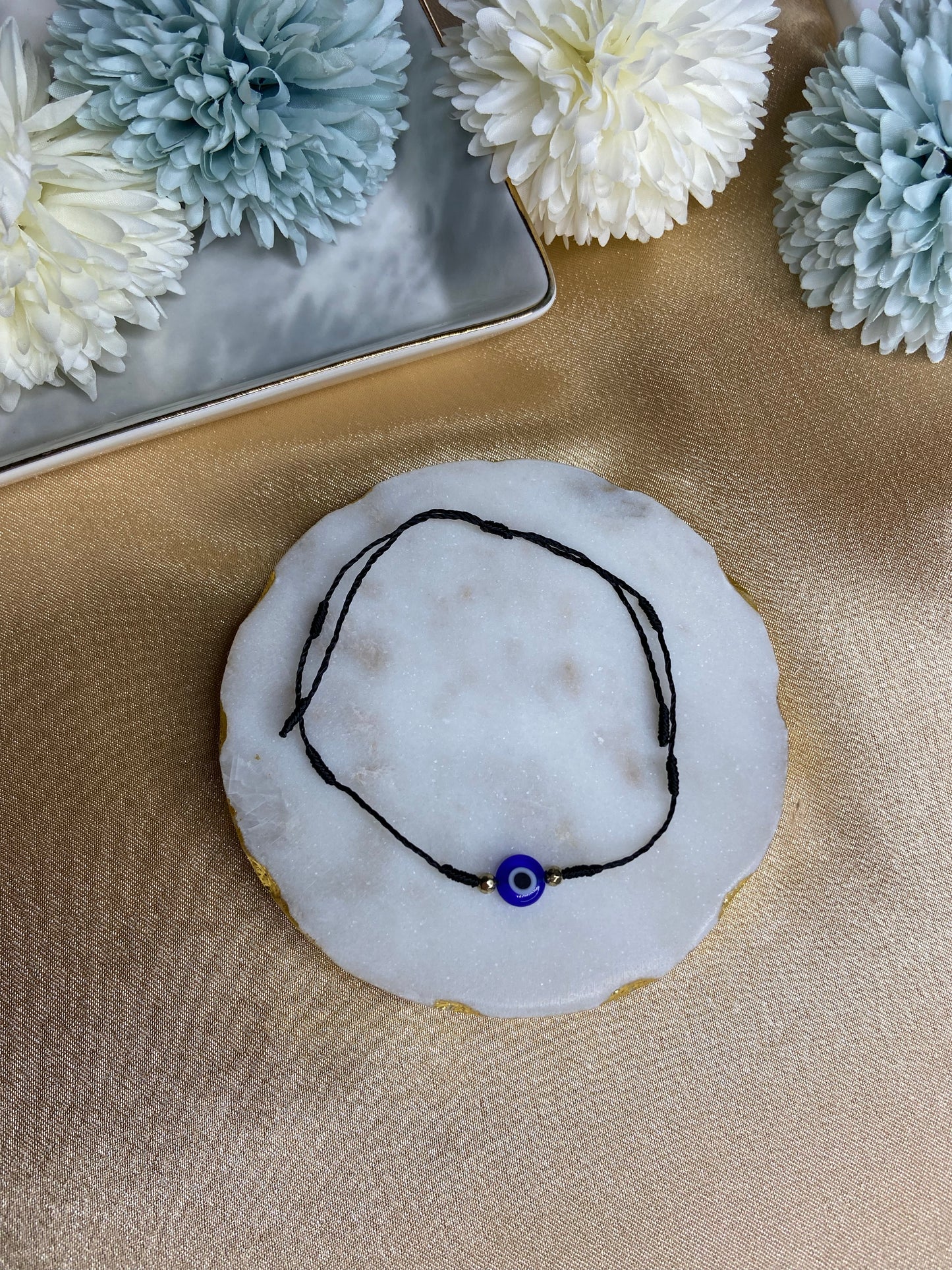 7 Knot Braided Evil Eye Bracelet